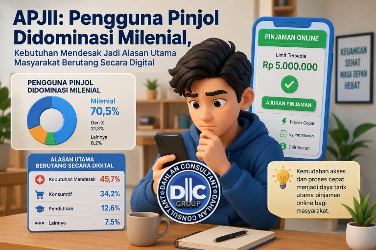 APJII: Pengguna Pinjol Didominasi Milenial, Kebutuhan Mendesak Jadi Alasan Utama Masyarakat Berutang Secara Digital