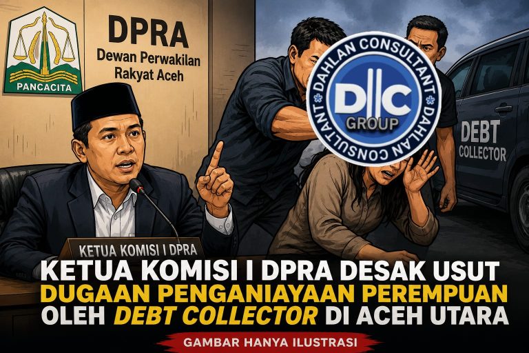 Ketua Komisi I DPRA Desak Polisi Usut Dugaan Penganiayaan Perempuan oleh Debt Collector di Aceh Utara