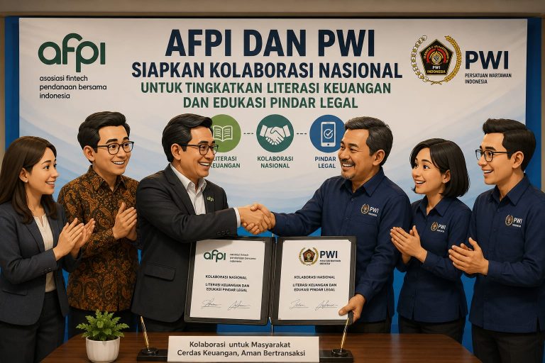 AFPI dan PWI Siapkan Kolaborasi Nasional untuk Tingkatkan Literasi Keuangan dan Edukasi Pindar Legal