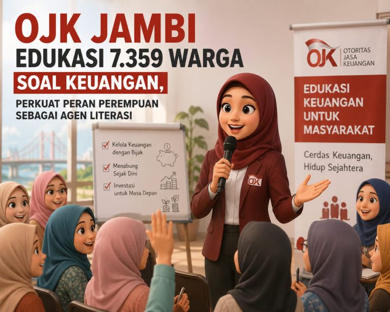 OJK Jambi Edukasi 7.359 Warga soal Keuangan, Perkuat Peran Perempuan sebagai Agen Literasi