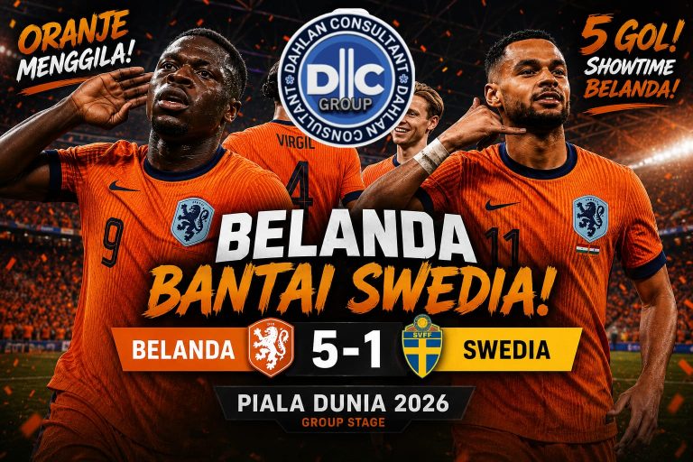 Belanda Bantai Swedia 5-1 di Piala Dunia 2026, Brobbey dan Gakpo Borong Masing-masing Dua Gol