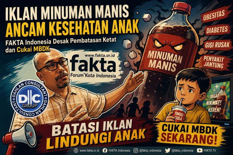 Iklan Minuman Manis Ancam Kesehatan Anak, FAKTA Indonesia Desak Pembatasan Ketat dan Cukai MBDK