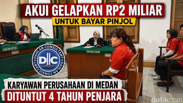 Akui Gelapkan Rp2 Miliar untuk Bayar Pinjol, Karyawan Perusahaan Dituntut 4 Tahun Penjara