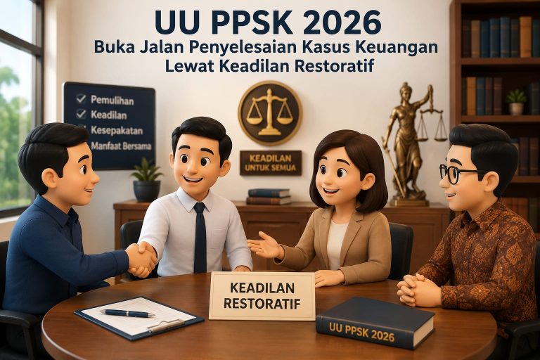 UU PPSK 2026 Buka Jalan Penyelesaian Kasus Keuangan Lewat Keadilan Restoratif